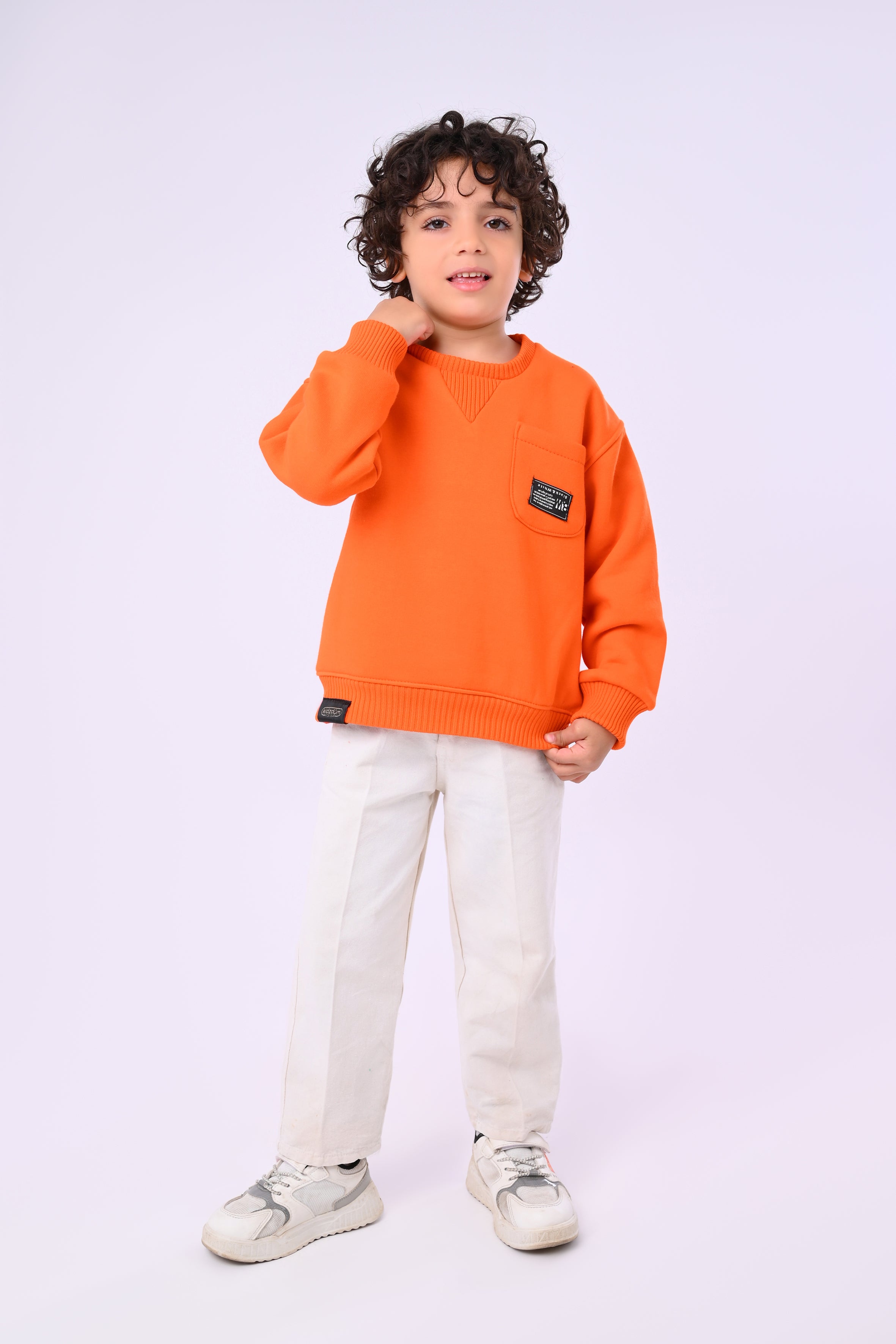 Kids Winter Round Neck Sweatshirt