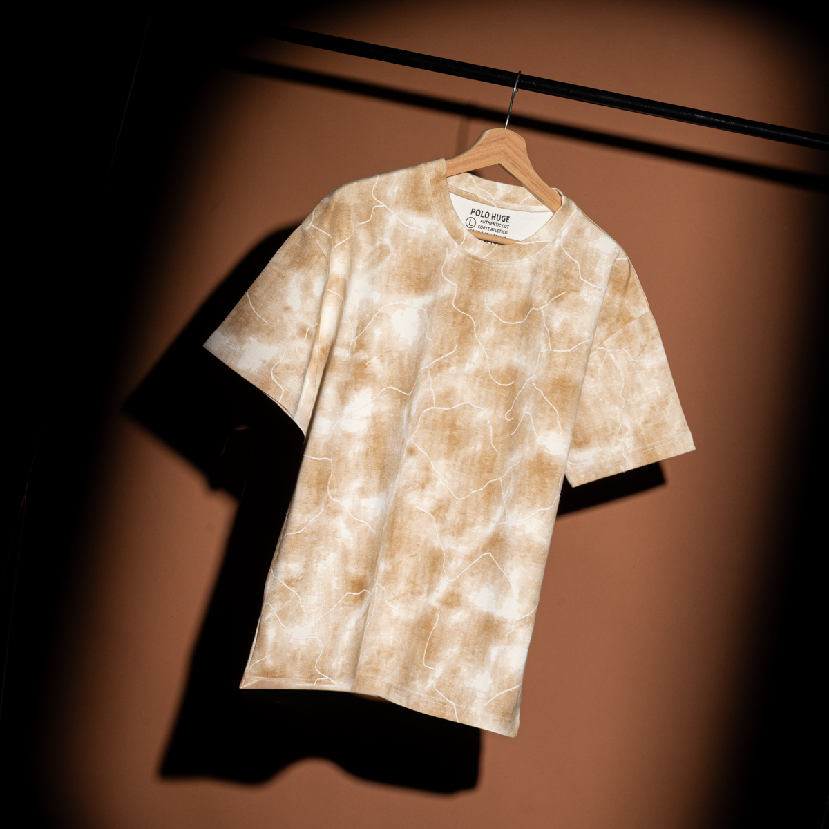 Striped Interlock Round Neck T-Shirt