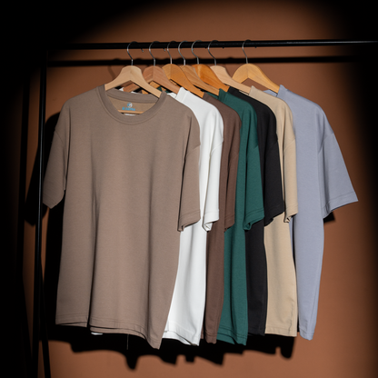 Oversized Plain Cotton T-Shirt