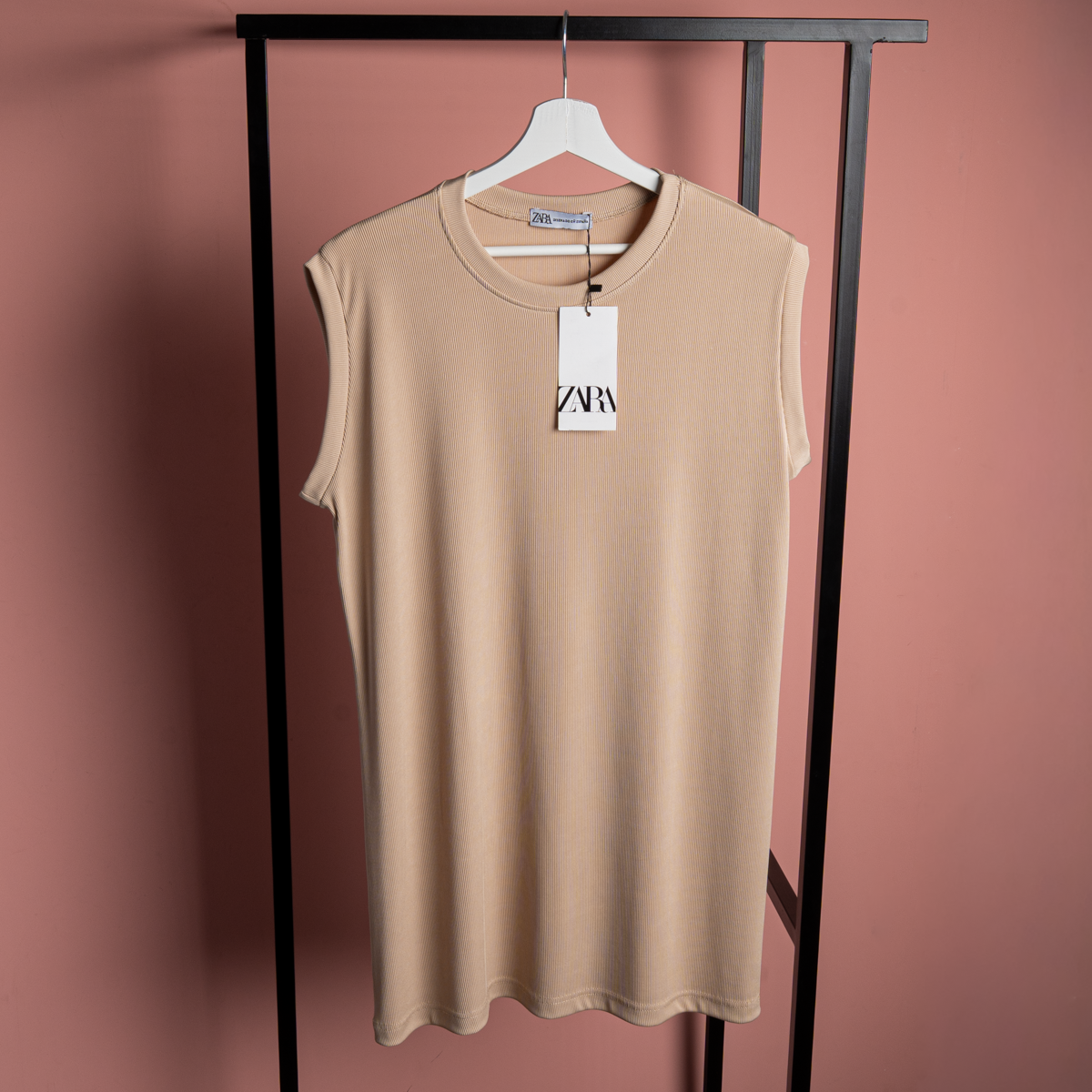 Zara Women's Oversized Basic Cut T-Shirt