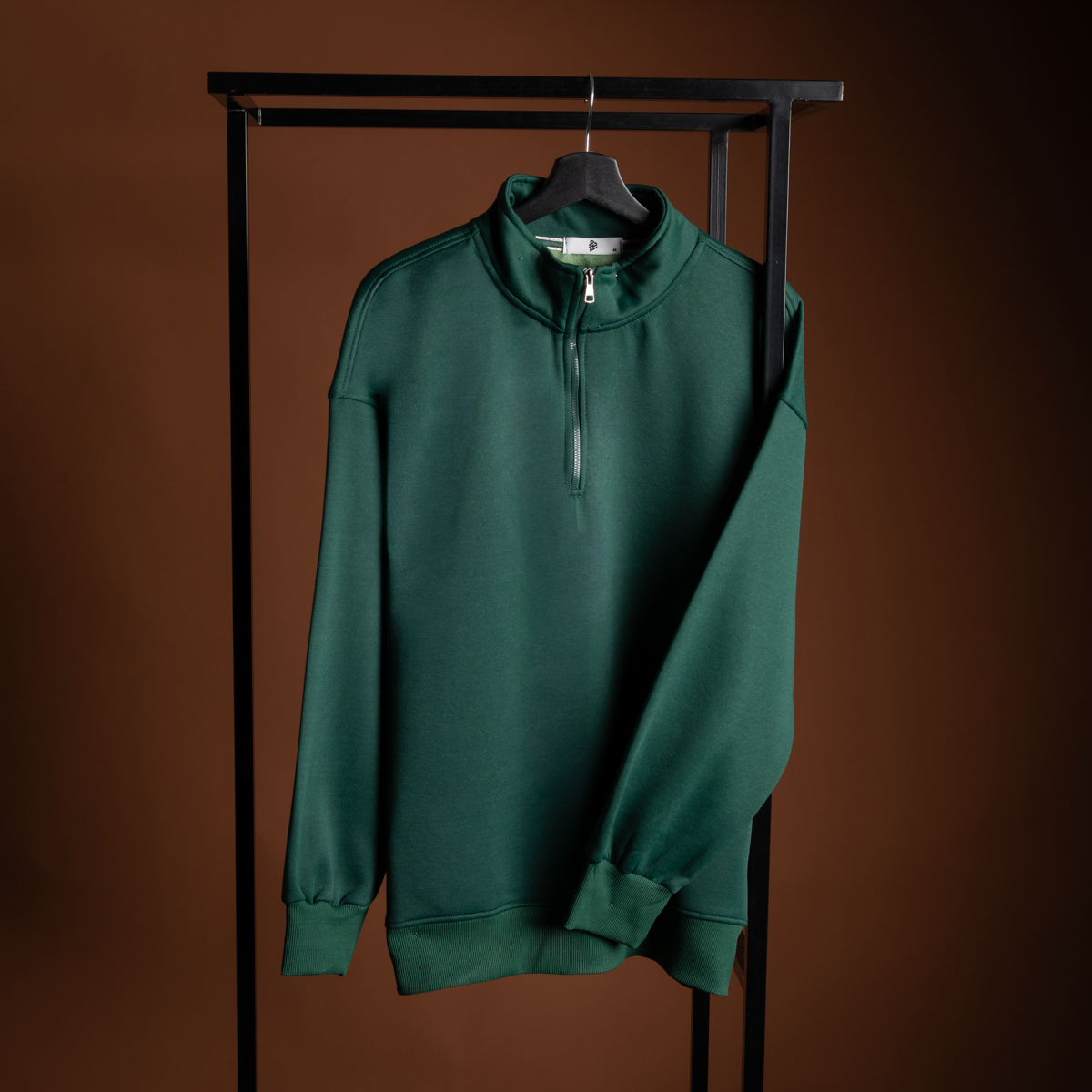 Premium Quarter-Zip Cotton Sweatshirt