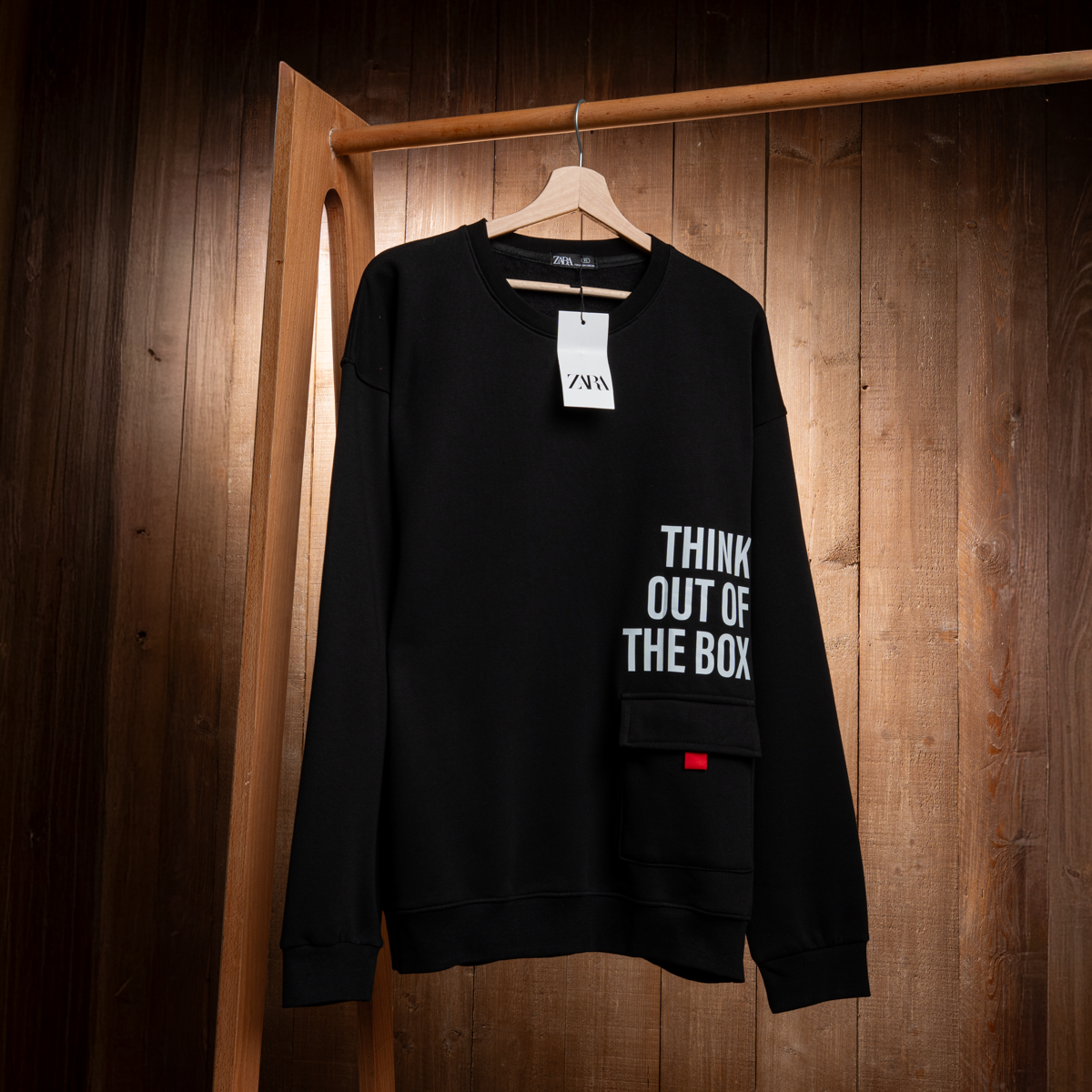 Think Out of the Box Oversized Sweatshirt