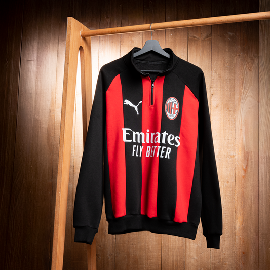AC Milan Half Zip Sweatshirt