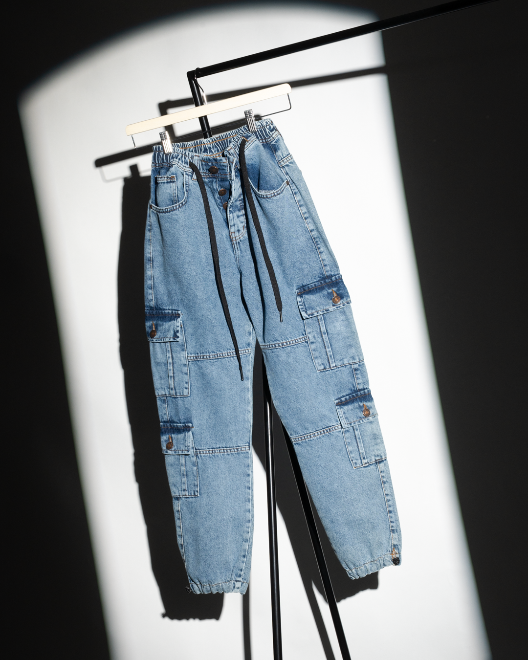 Men’s Denim Cargo Shorts