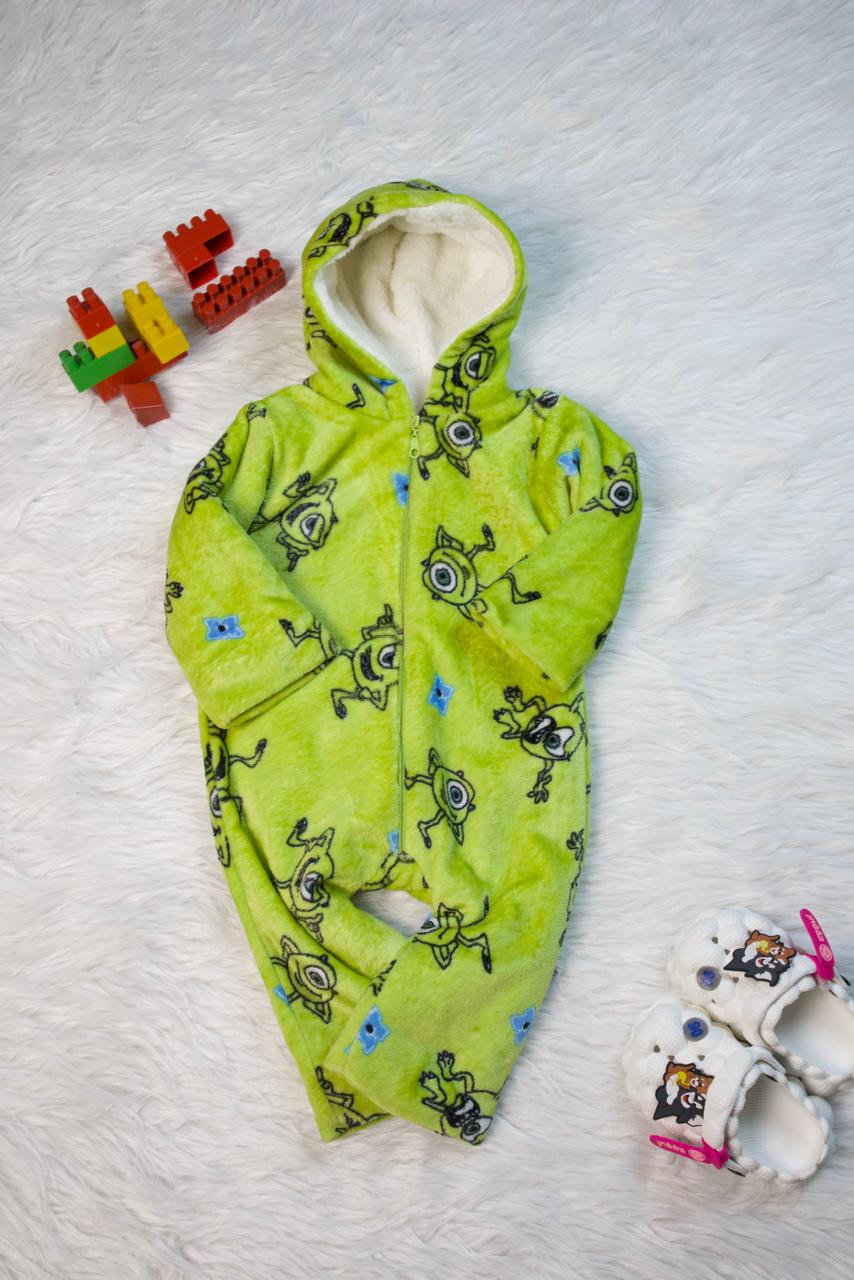 Kids Winter Fleece Overalls