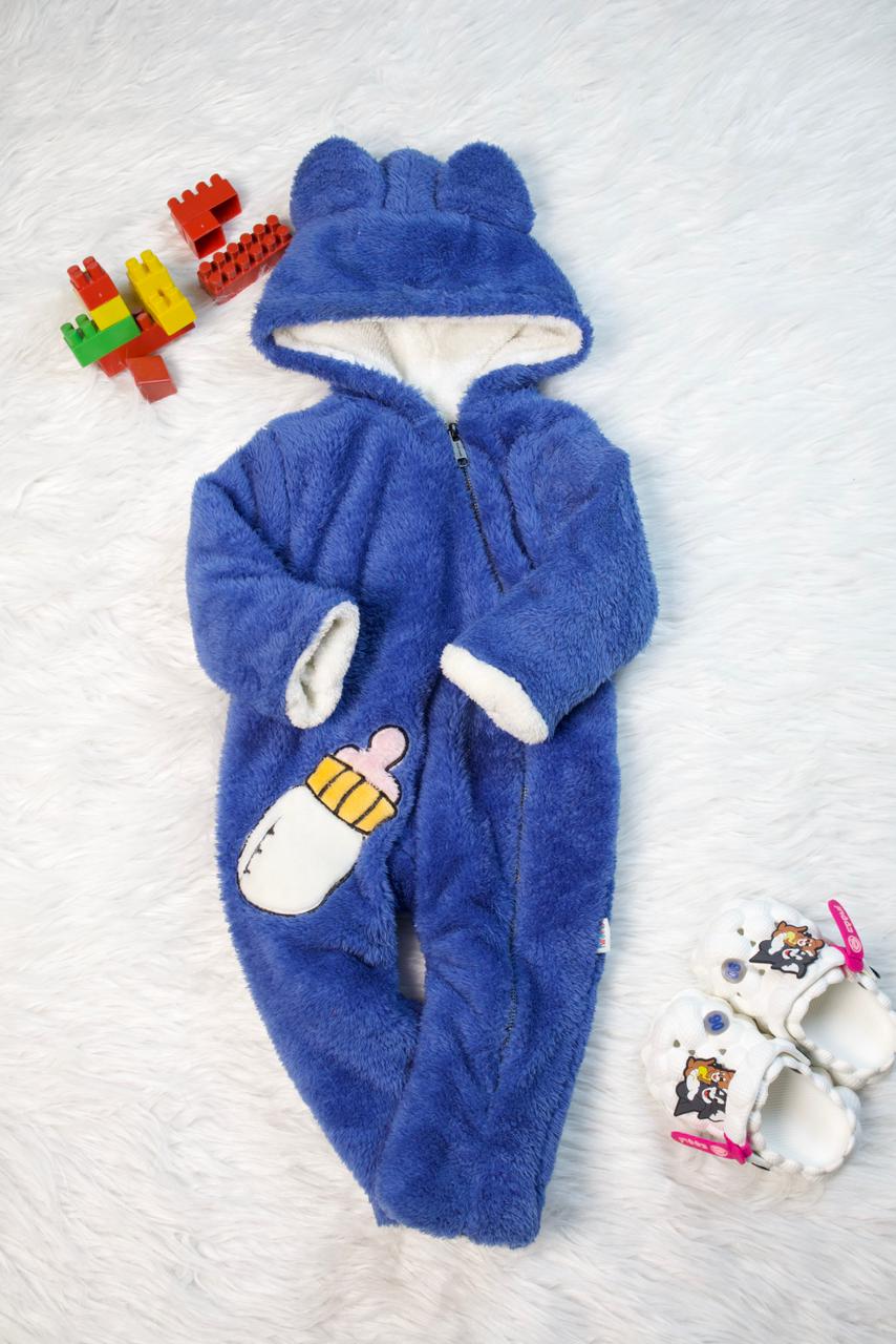 Kids Winter Fleece Overalls